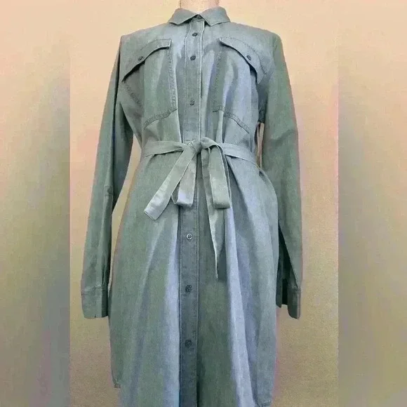 Ana a new approach Light Wash Dress - Picture 3 of 14